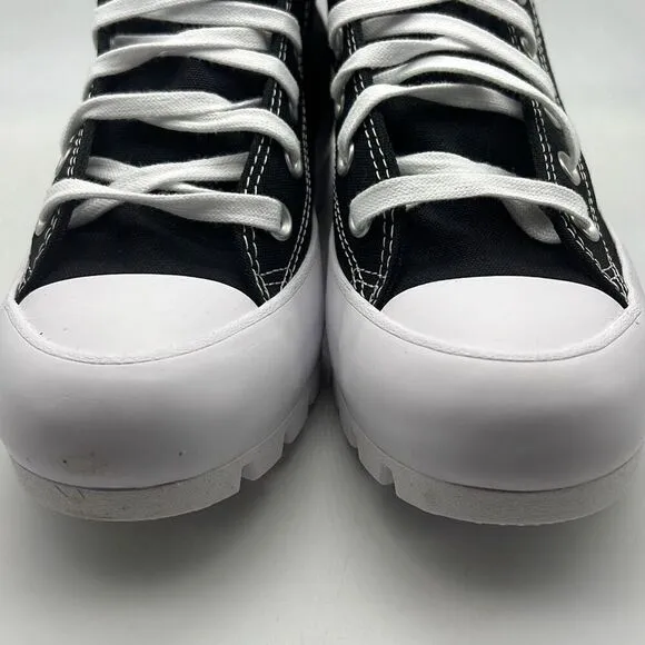 Converse Chuck Taylor All Star Lugged High Black Platform Boot Sneakers W8 NWB