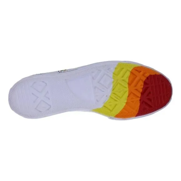 Converse Ctas Lift Ox Egret/University Red Platform Rainbow Pride