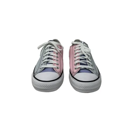 Converse Ctas Low Top Sneakers Men's Size Skate Pink Blue Canvas 02175C-WBPBV