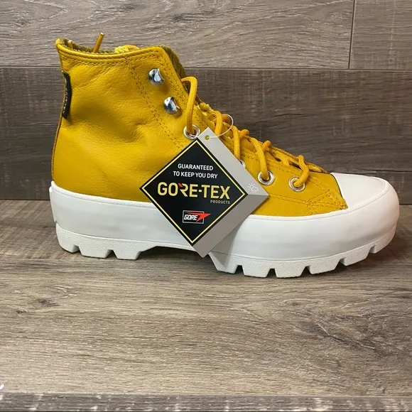 Converse CTAS Lugged Leather High ‘Gold Dart’