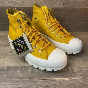 Converse CTAS Lugged Leather High ‘Gold Dart’