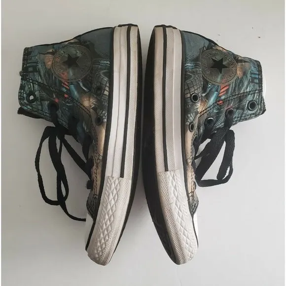 Converse Kids Boys Batman High Tops Shoes 13
