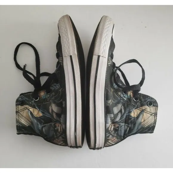Converse Kids Boys Batman High Tops Shoes 13