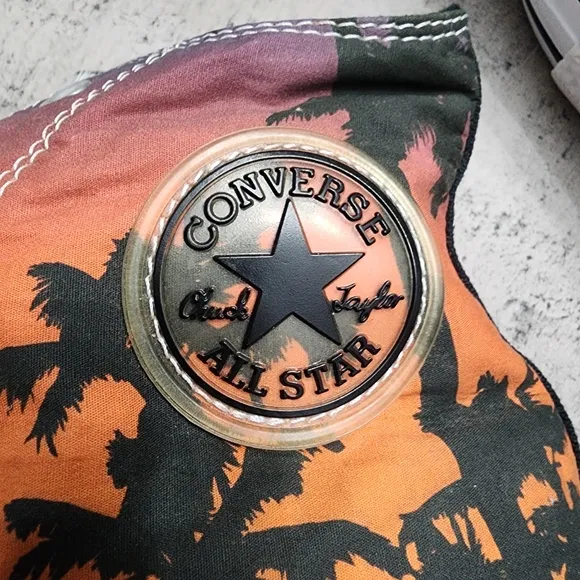Converse Santa‎ Monica Palm Tree Sunset High Sneaker Shoes Mens 11.5 Womens 13.5