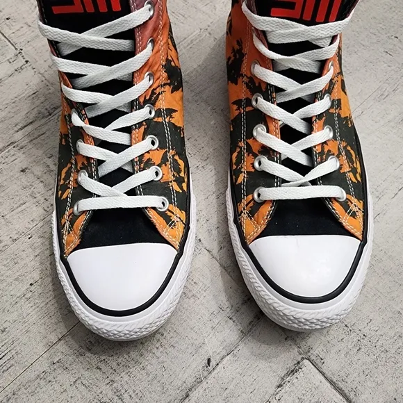 Converse Santa‎ Monica Palm Tree Sunset High Sneaker Shoes Mens 11.5 Womens 13.5