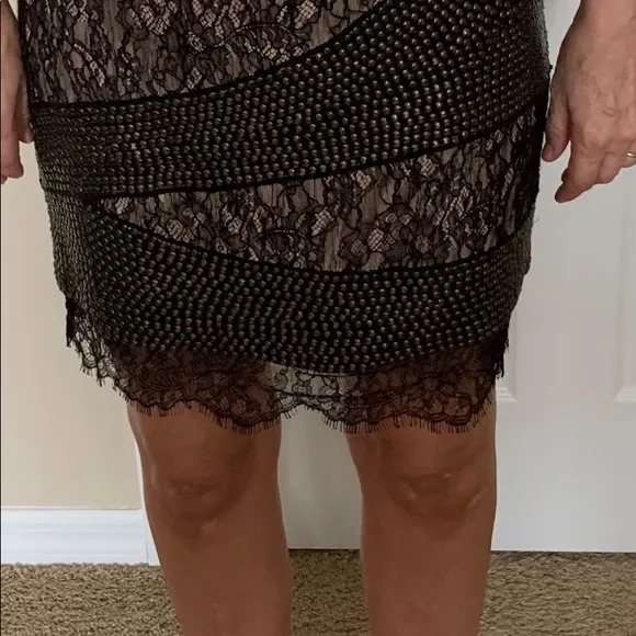 COPY - Haute Hippie Silk Lace and studded  Mini Skirt NWOT  Med