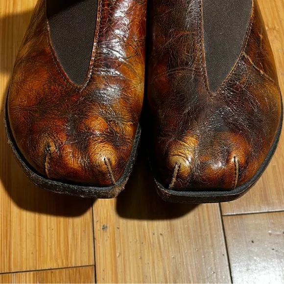 Cydwoq Vintage Leather Handmade Shoes Size EU 38 / US 8
