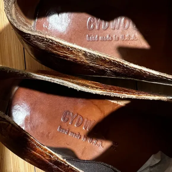 Cydwoq Vintage Leather Handmade Shoes Size EU 38 / US 8