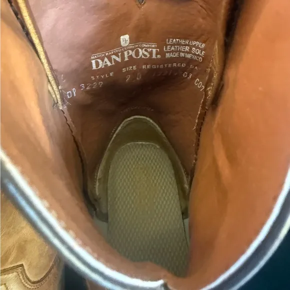 Dan Post Men's Brown Western Boots size 9