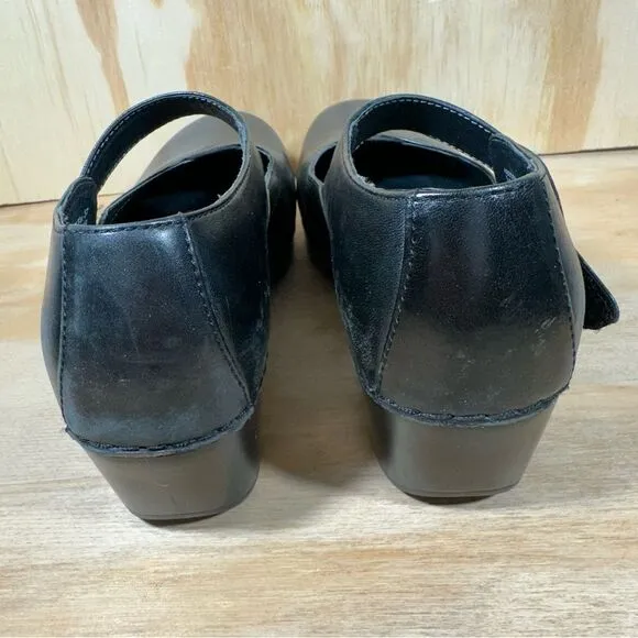 Dansko Black Leather Mary Jane Shoes Women’s Size 6.5/7