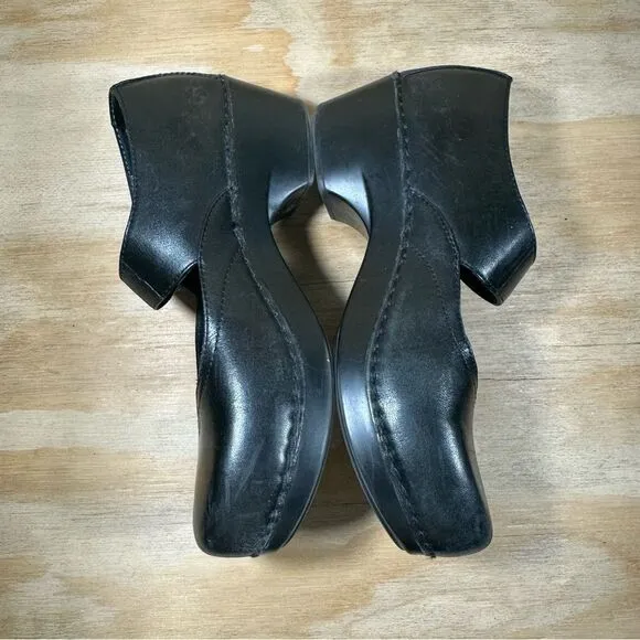 Dansko Black Leather Mary Jane Shoes Women’s Size 6.5/7