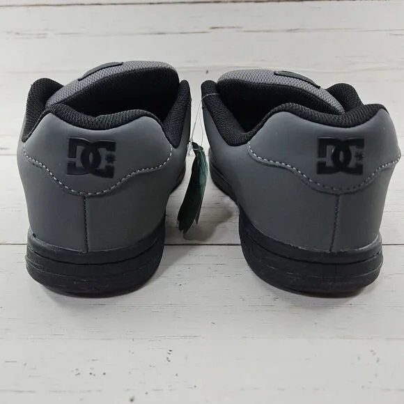 DC Shoes Gaveler Low Top Skate Sneakers Mens Size 8.5 Pewter Gray Black