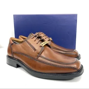 DOCKERS Perspective Tan Leather Lace Up Shoes