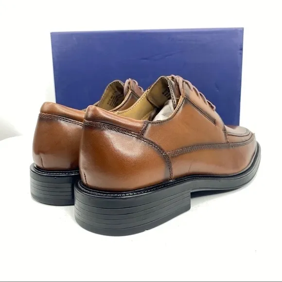 DOCKERS Perspective Tan Leather Lace Up Shoes