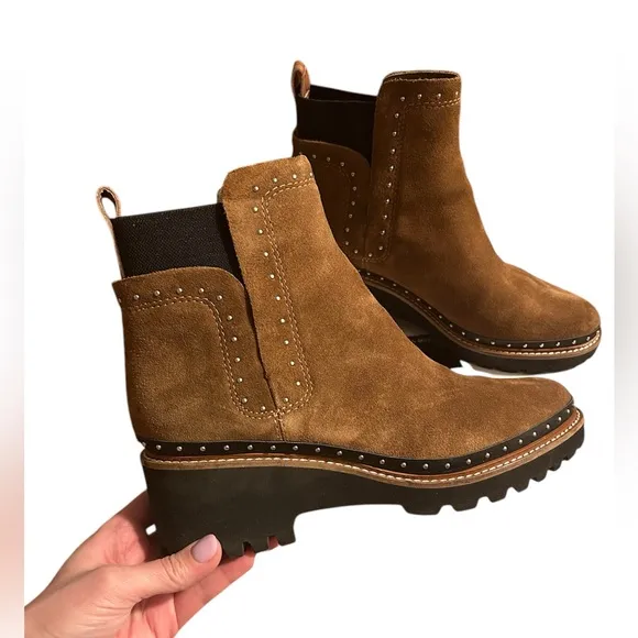 Dolce vita studded suede boots, Huey size 10