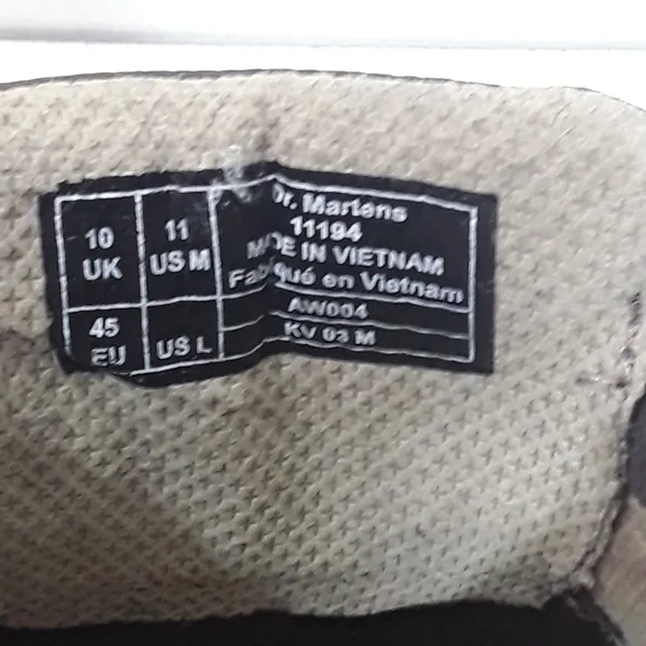 Dr Martens leather shoes