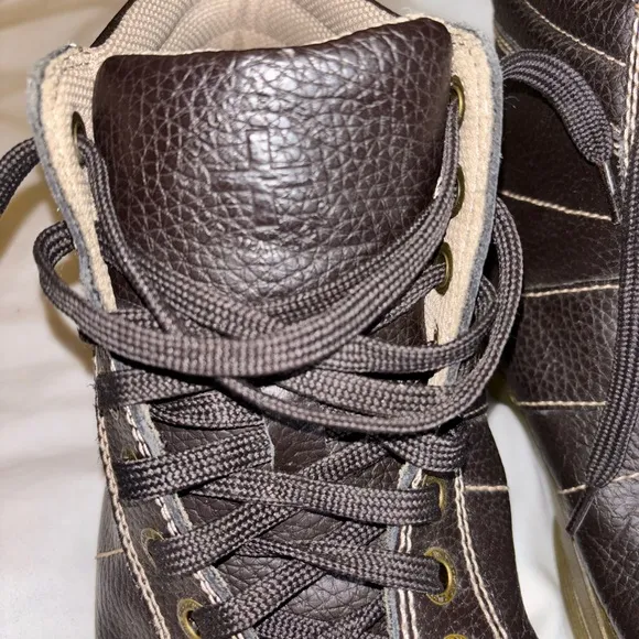 Dr. Martens Vintage Brown Leather Sirota Hi Tops