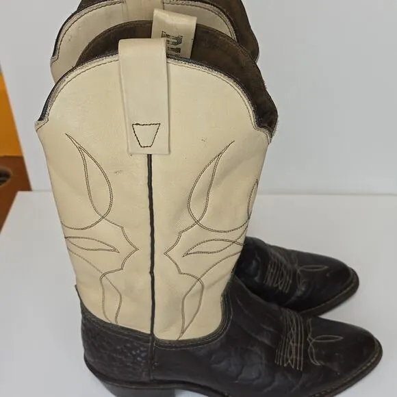 Durango Brown Leather Cowboy Boots 6M Mens