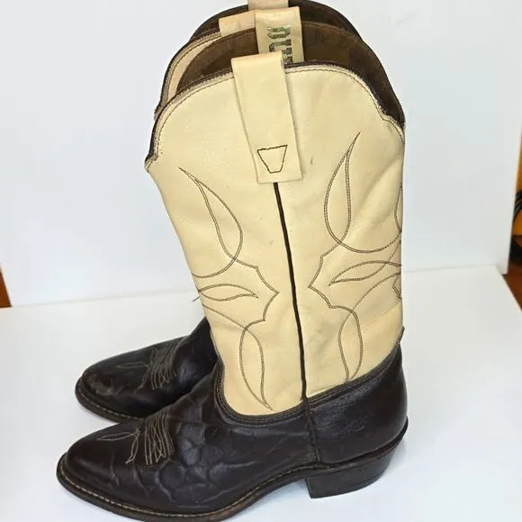 Durango Brown Leather Cowboy Boots 6M Mens