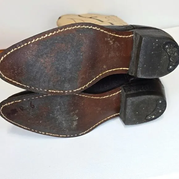 Durango Brown Leather Cowboy Boots 6M Mens