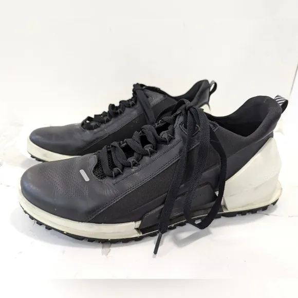 ECCO biom 2.0 Men's Leather black athletic walking running Sneaker shoes size 11