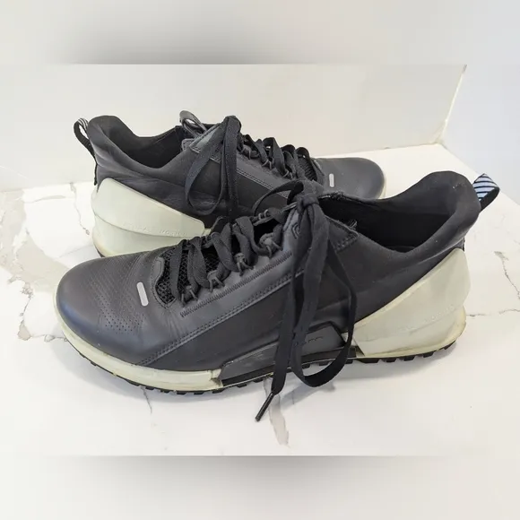 ECCO biom 2.0 Men's Leather black athletic walking running Sneaker shoes size 11
