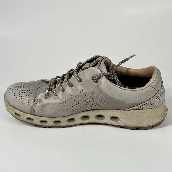 ECCO Cool 2.0 Gray Leather Gore-Tex Surround Lace Up Shoes Mens Size 6 EU 40