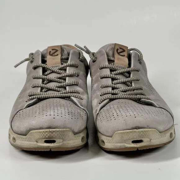 ECCO Cool 2.0 Gray Leather Gore-Tex Surround Lace Up Shoes Mens Size 6 EU 40