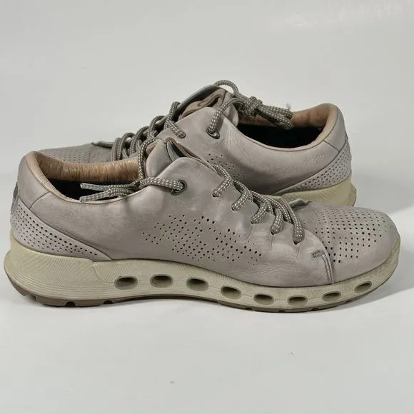 ECCO Cool 2.0 Gray Leather Gore-Tex Surround Lace Up Shoes Mens Size 6 EU 40