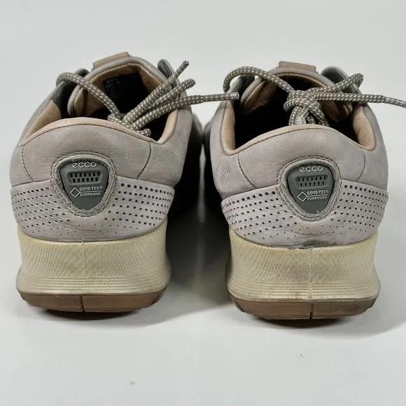 ECCO Cool 2.0 Gray Leather Gore-Tex Surround Lace Up Shoes Mens Size 6 EU 40