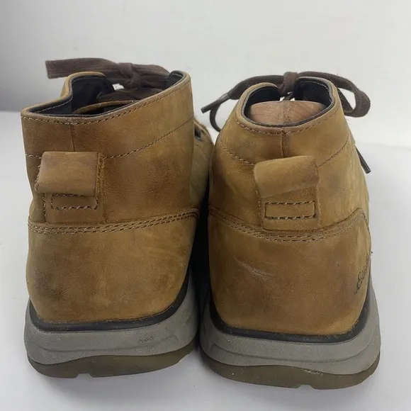 Eddie Bauer Brown Suede Lace Up Half Boots Vibram Soles Sz 12 Chukka Boots