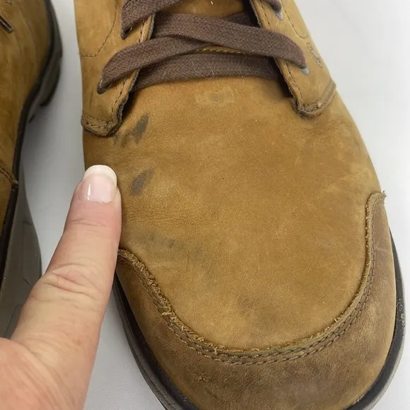 Eddie Bauer Brown Suede Lace Up Half Boots Vibram Soles Sz 12 Chukka Boots