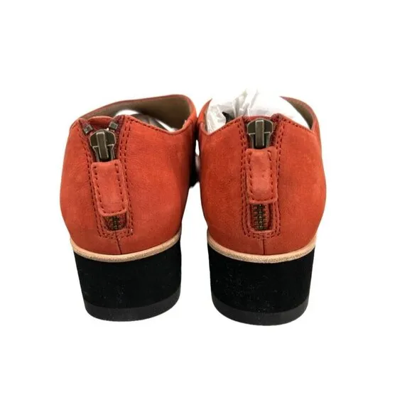 Eileen Fisher Women's Match Leather Cutout Booties/Shoes -Chili- Size  7
