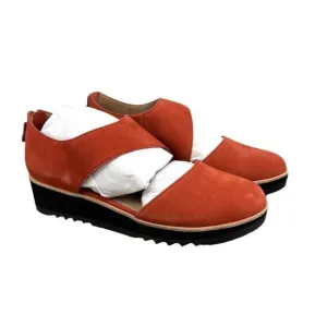 Eileen Fisher Women's Match Leather Cutout Booties/Shoes -Chili- Size  7