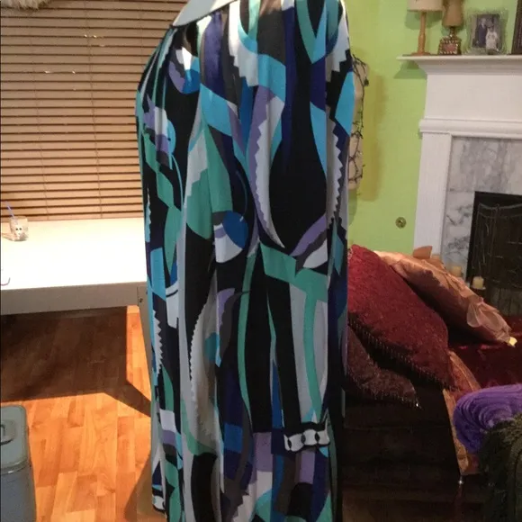 Elie Tahari Pucci-esque Print Silk Dress