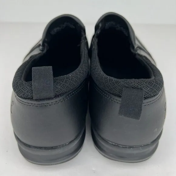 Emeril Lagasse Mens ELMQUSOTWL-001 Black Leather Size 10.5W Slip-On Shoes