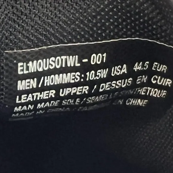 Emeril Lagasse Mens ELMQUSOTWL-001 Black Leather Size 10.5W Slip-On Shoes