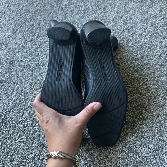 Etienne Aigner leather ankle boots