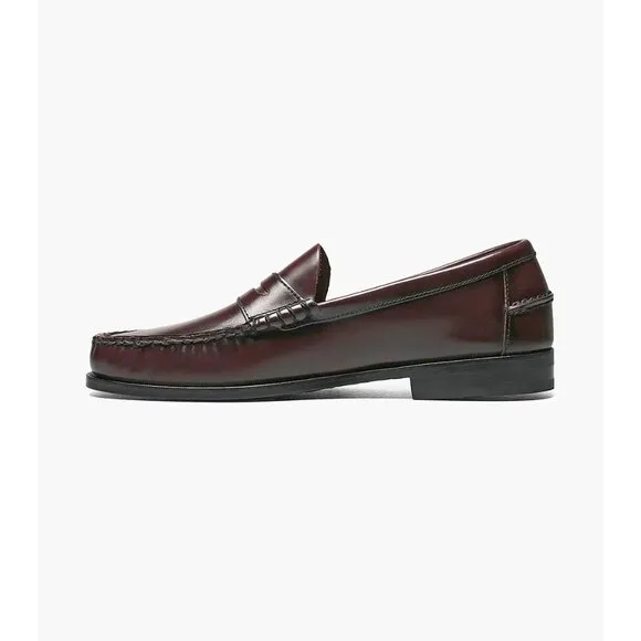 Florsheim BERKLEY Mens 7.5e Burgundy Slip on New in Box &quot;Other&quot; They Are Samples