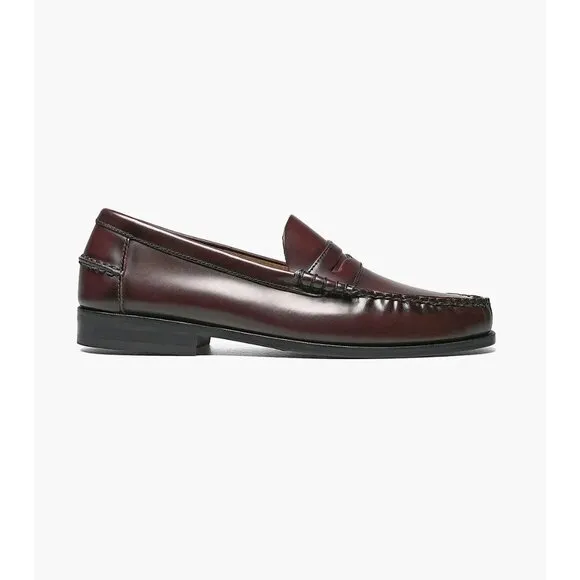 Florsheim BERKLEY Mens 7.5e Burgundy Slip on New in Box &quot;Other&quot; They Are Samples