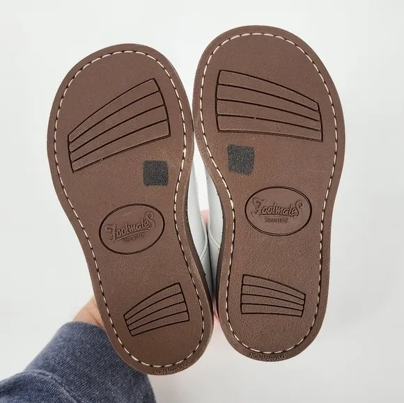 Footmates Sherry T-Bar Mary Jane Shoes Arch Support Leather Toddler 7.5
