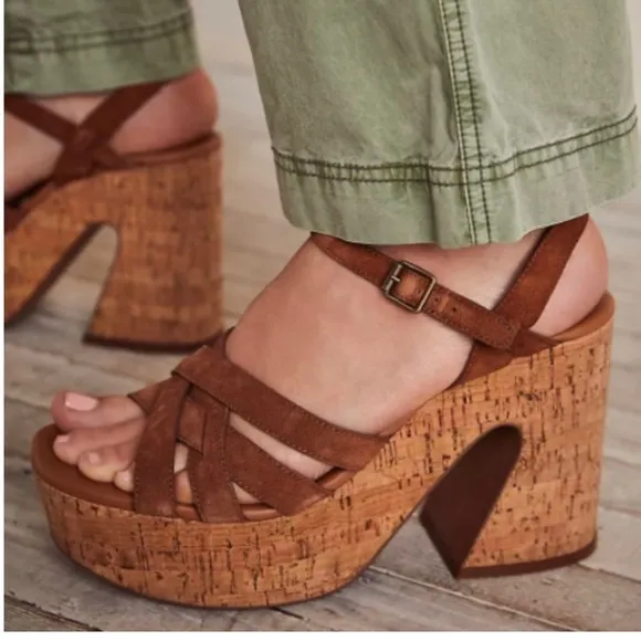 Free People Lisbon Mary Jane Platform Sandals