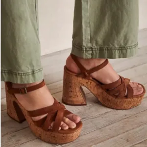 Free People Lisbon Mary Jane Platform Sandals