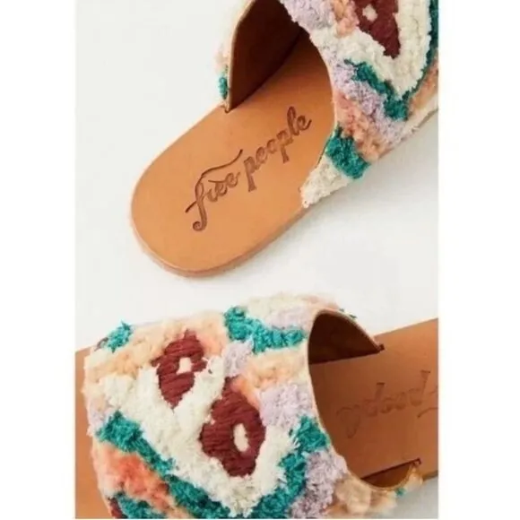 Free People Yuma Woven Mule Sandals Size 8
