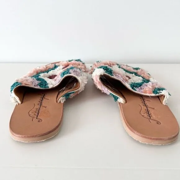 Free People Yuma Woven Mule Sandals Size 8