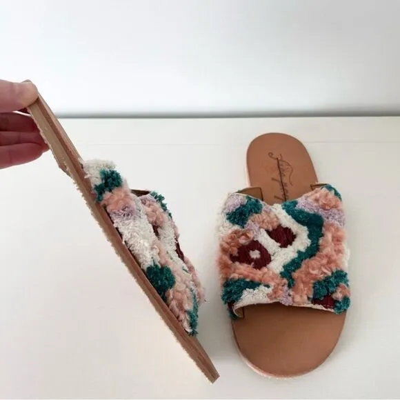 Free People Yuma Woven Mule Sandals Size 8