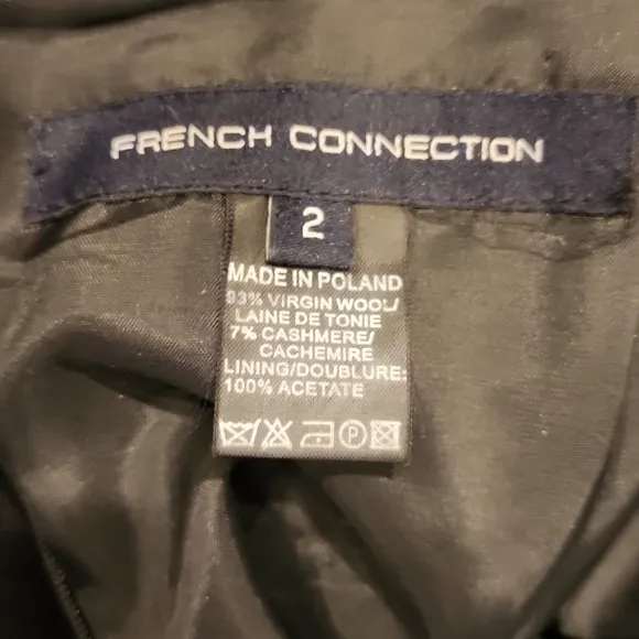 French Connection Wool &amp; Cashmere A-Line Skirt