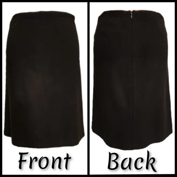 French Connection Wool &amp; Cashmere A-Line Skirt