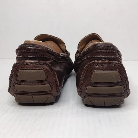 Frye Men's Brown Leather Penny Slip On Loafers Size 10