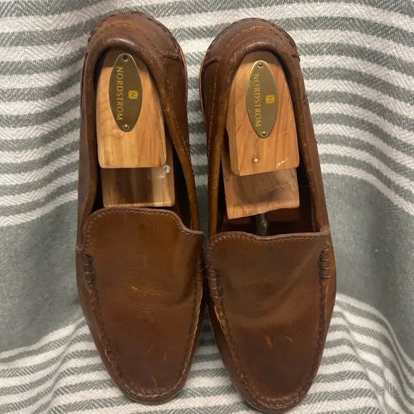 Frye “Whisky” Brown Slip on Dress Shoes Size 8
